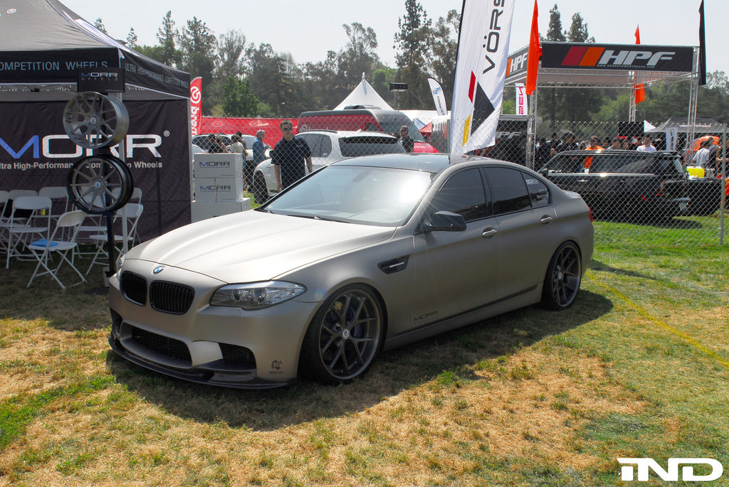 3d design f10 m5 carbon fiber front lip spoiler - iND Distribution