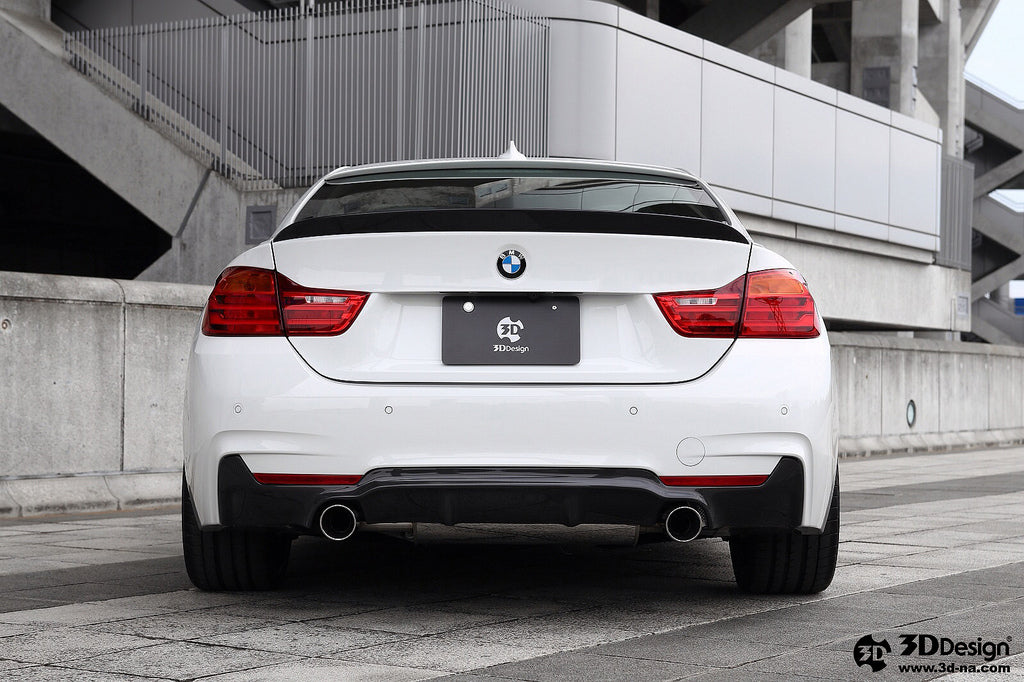 3d design f32 f36 m sport carbon fiber rear diffuser 1 - iND Distribution