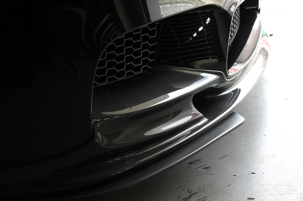 3d design f10 m5 carbon fiber front lip spoiler set - iND Distribution