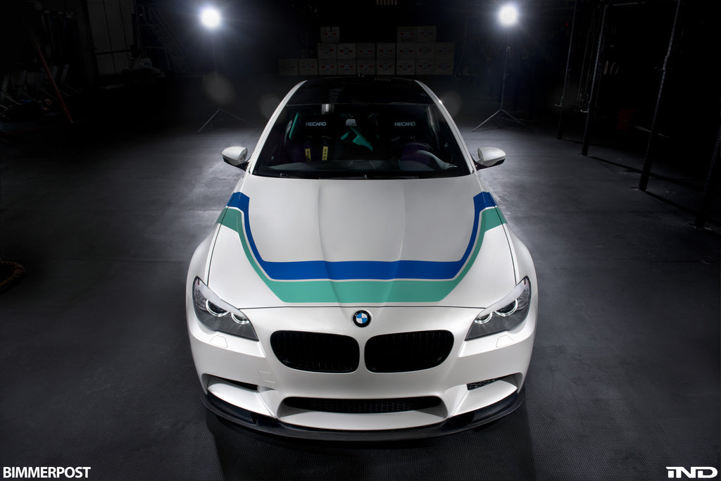 3d design f10 m5 carbon fiber front lip spoiler - iND Distribution