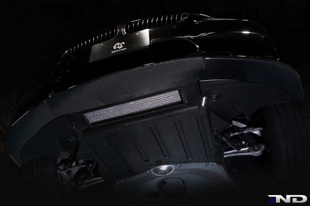 3d design f10 m5 carbon fiber front lip spoiler - iND Distribution