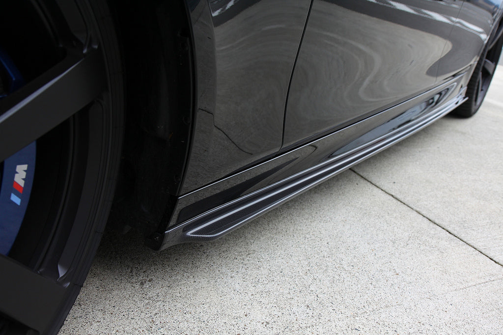 3d design f10 m5 carbon fiber side skirt set - iND Distribution