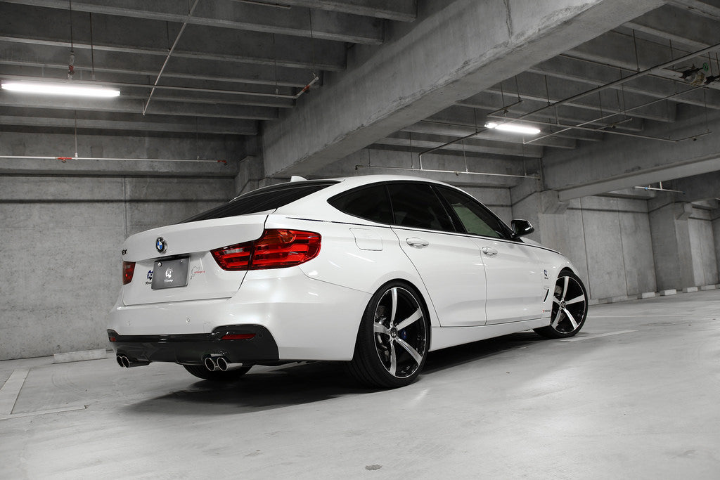 3d design f34 gt m sport carbon fiber rear diffuser - iND Distribution