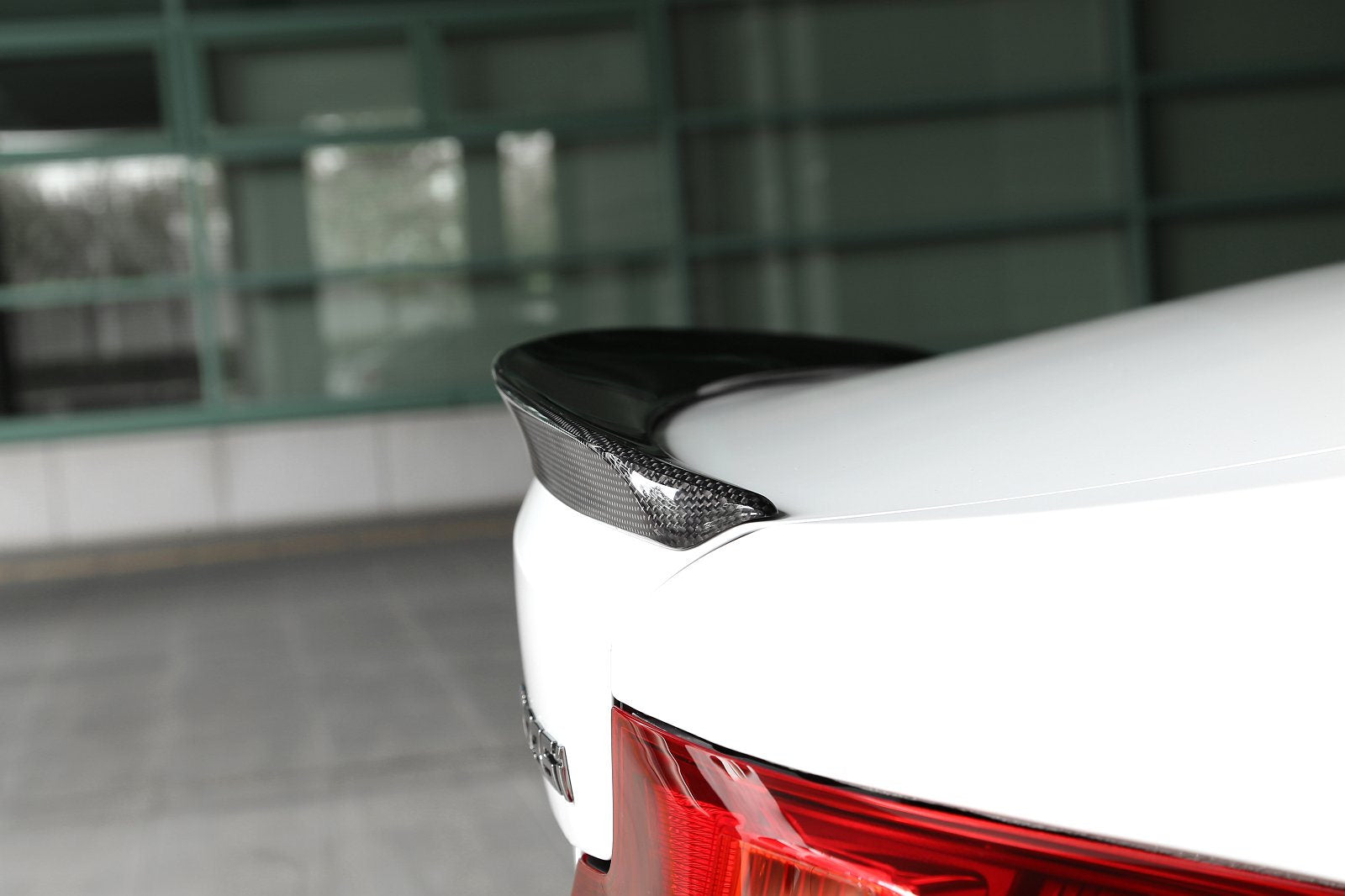 3d design f22 carbon fiber trunk spoiler - iND Distribution