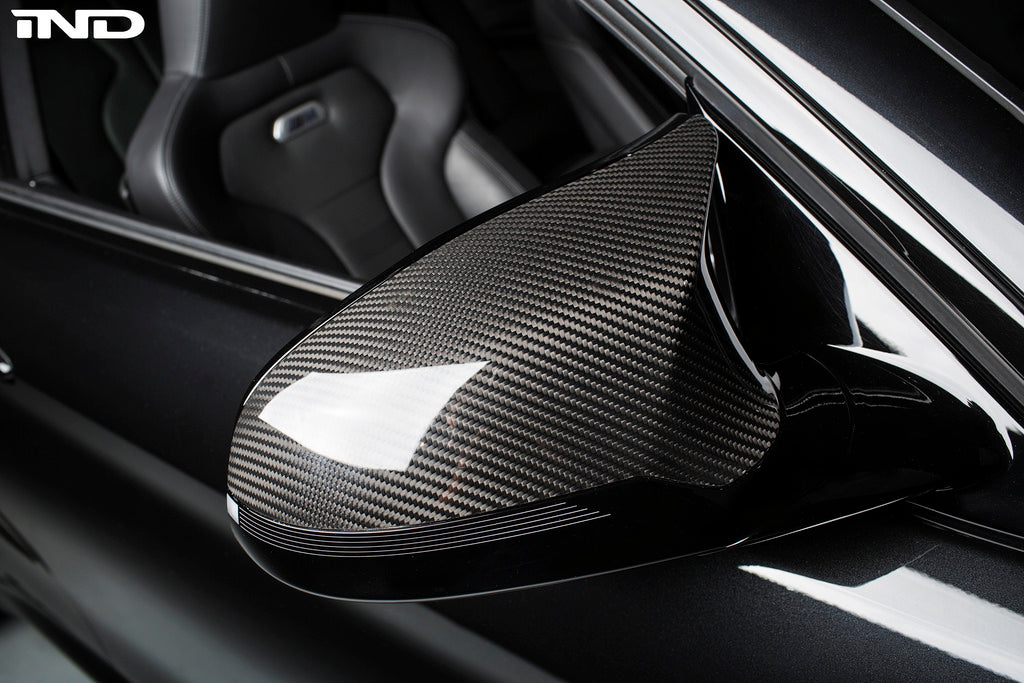 BMW m Performance f8x m3 m4 carbon fiber mirror cap set - iND Distribution