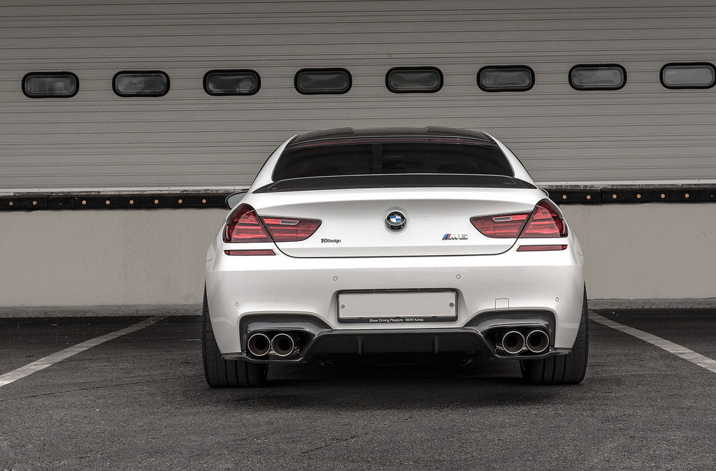 3d design f06 f13 carbon fiber trunk spoiler - iND Distribution