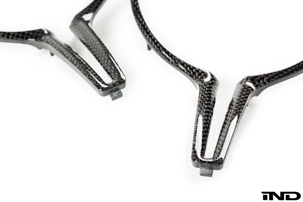 iND carbon fiber steering wheel trim - iND Distribution