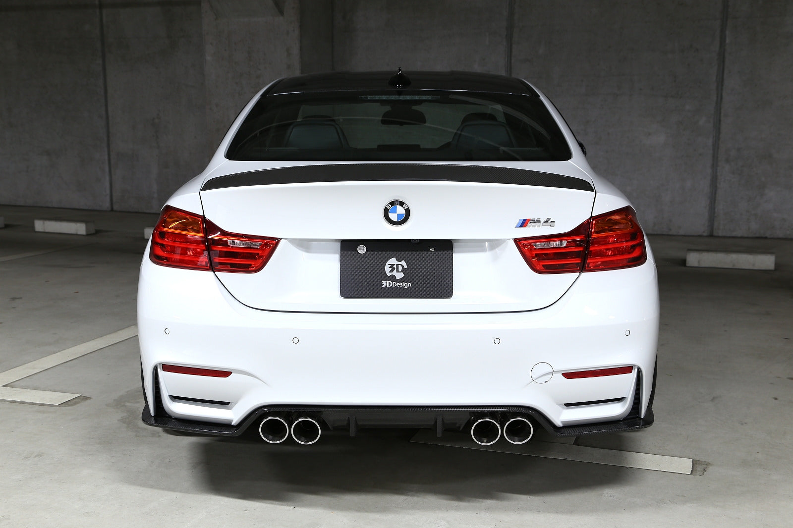 3d design f8x m3 m4 dry carbon fiber rear diffuser - iND Distribution
