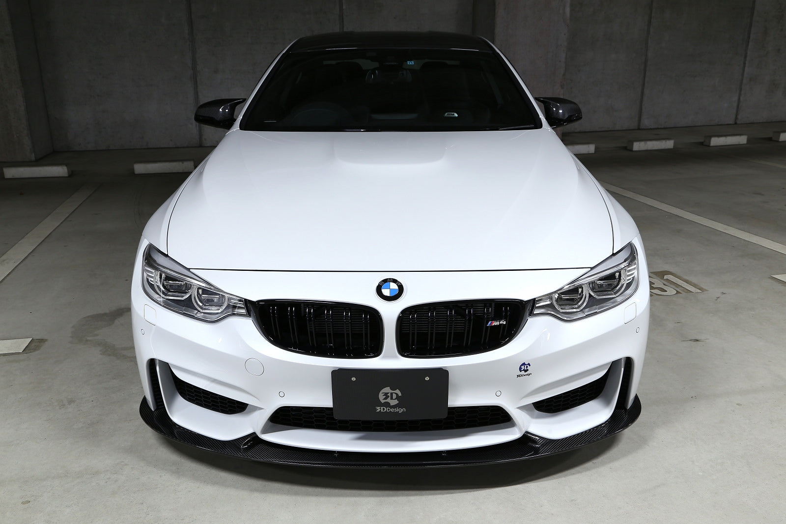 3d design f8x m3 m4 carbon fiber front lip spoiler - iND Distribution