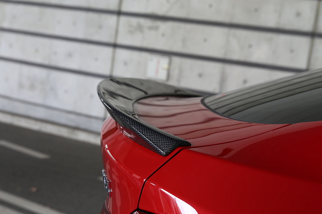 3d design f26 x4 carbon fiber trunk spoiler - iND Distribution