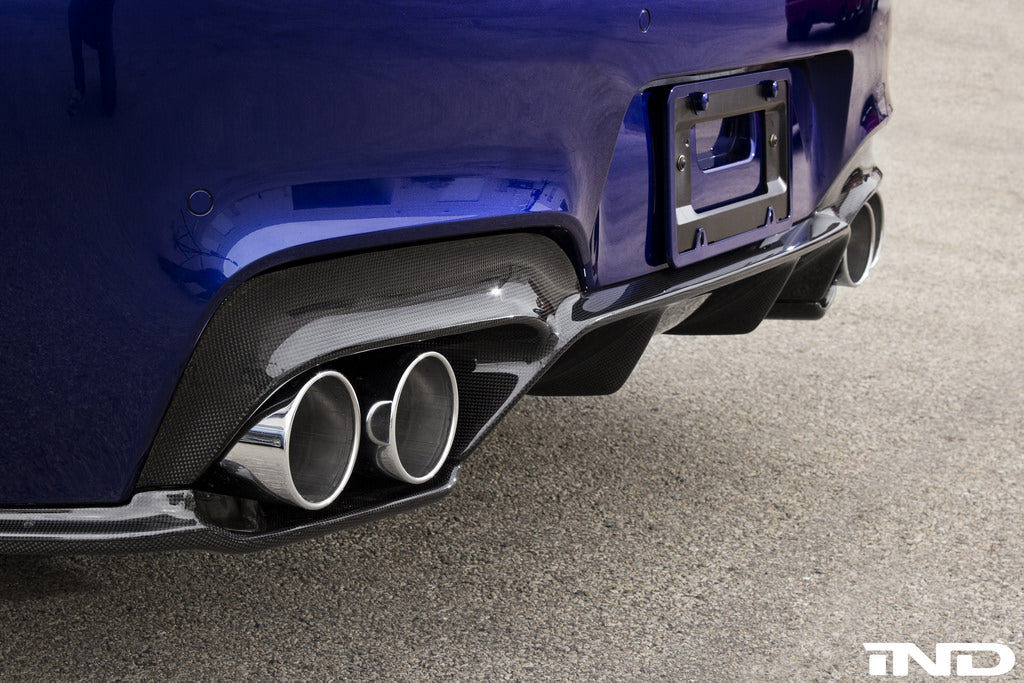 3d design f06 f12 f13 m6 carbon fiber rear diffuser set - iND Distribution
