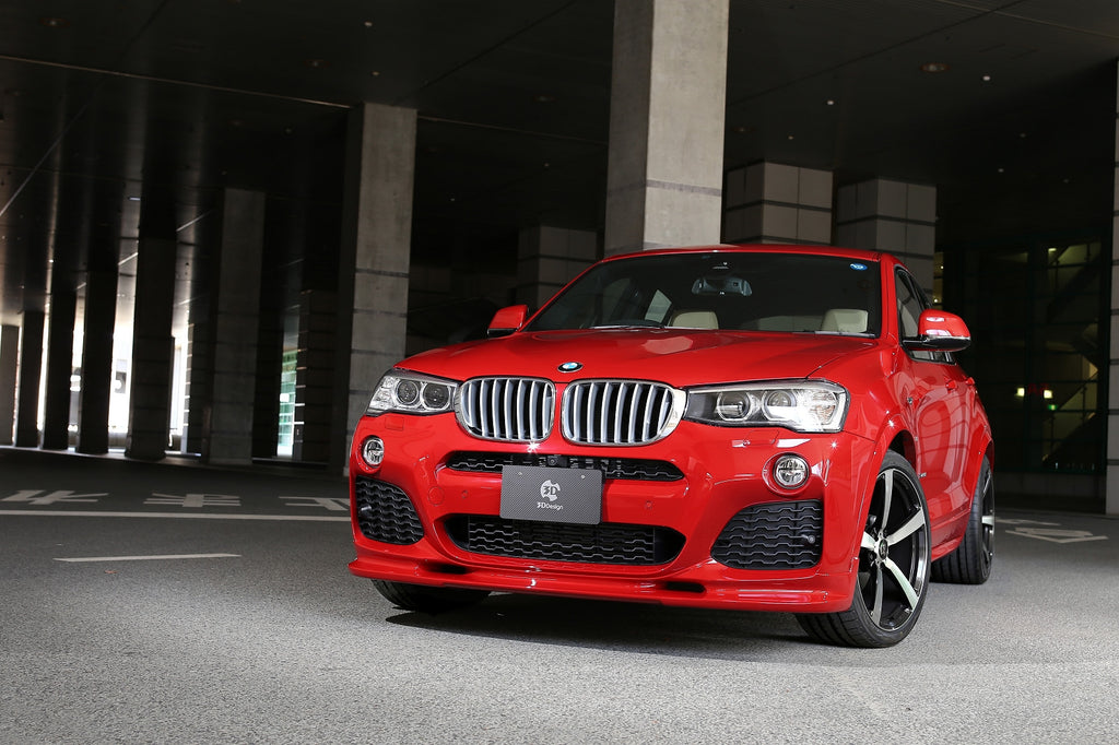 3d design f26 x4 m sport front lip spoiler - iND Distribution