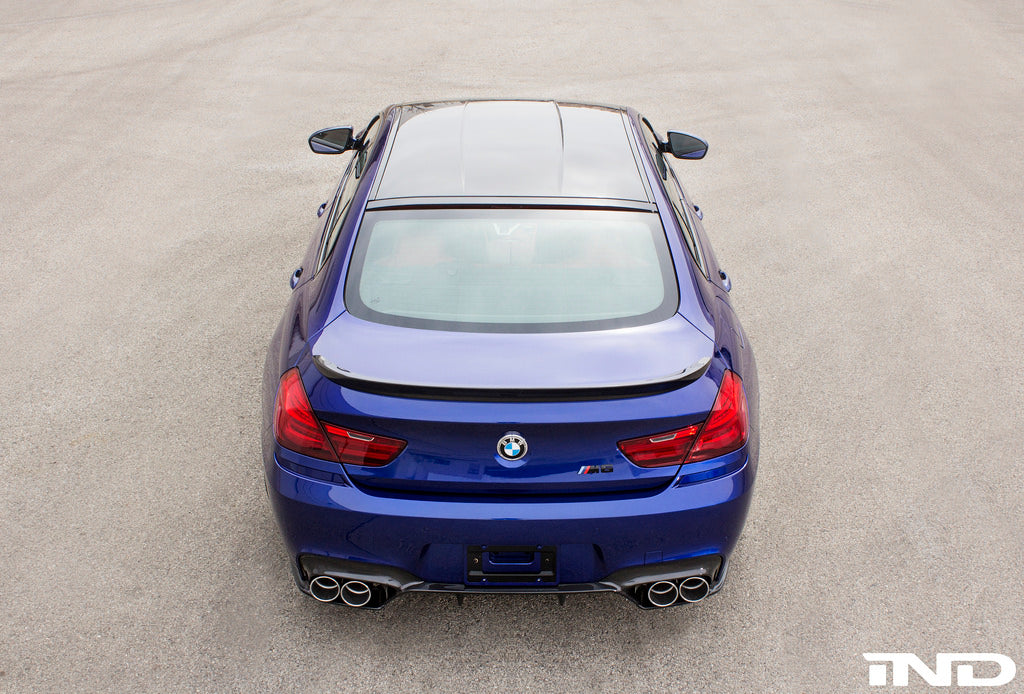 3d design f06 f13 carbon fiber trunk spoiler - iND Distribution