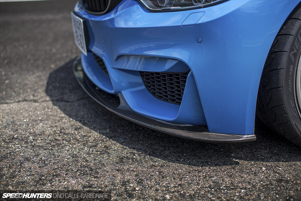 3d design f8x m3 m4 carbon fiber front lip spoiler - iND Distribution