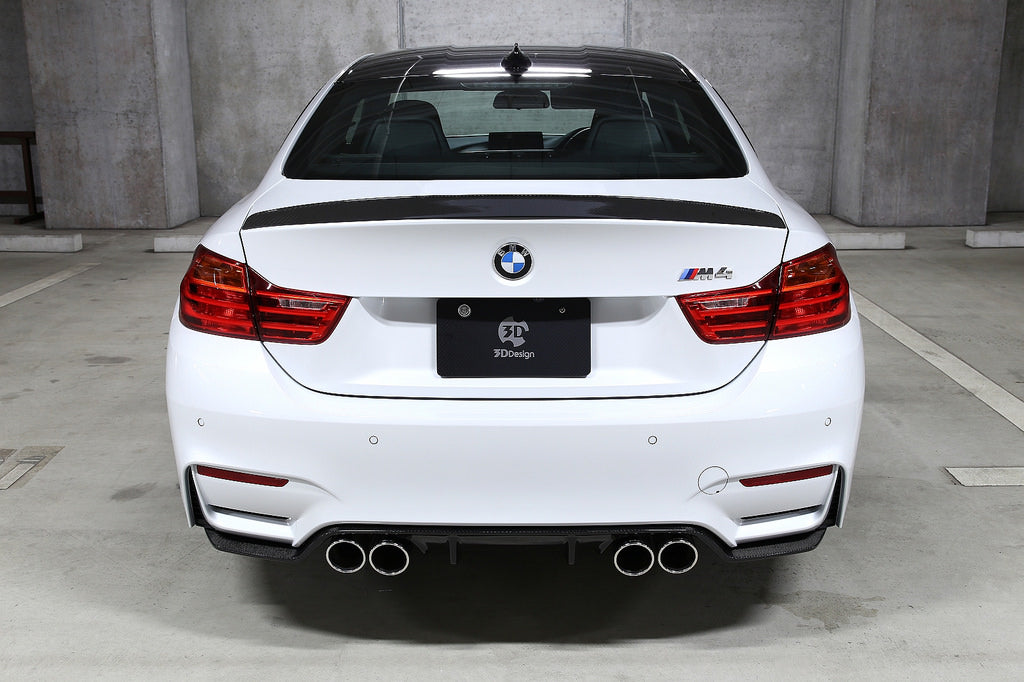 3d design f8x m3 m4 carbon fiber rear diffuser type 2 - iND Distribution