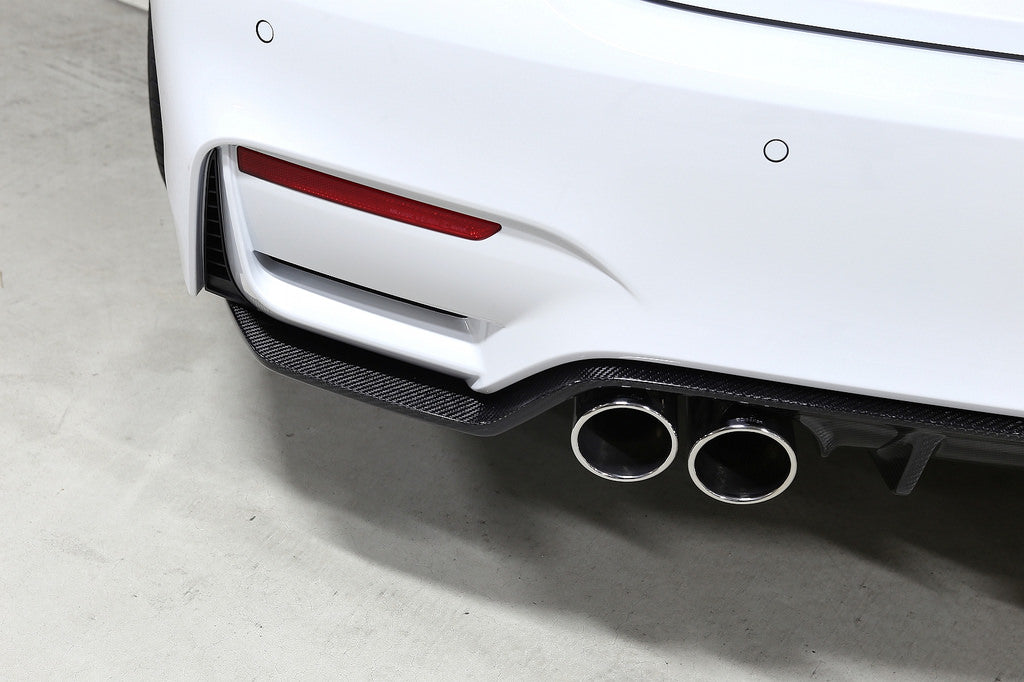 3d design f8x m3 m4 carbon fiber rear diffuser type 2 - iND Distribution