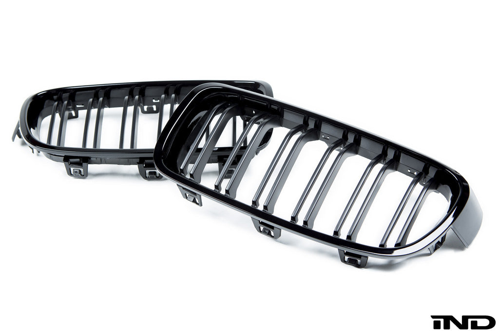 iND f30 f31 3 series double slat front grille set - iND Distribution