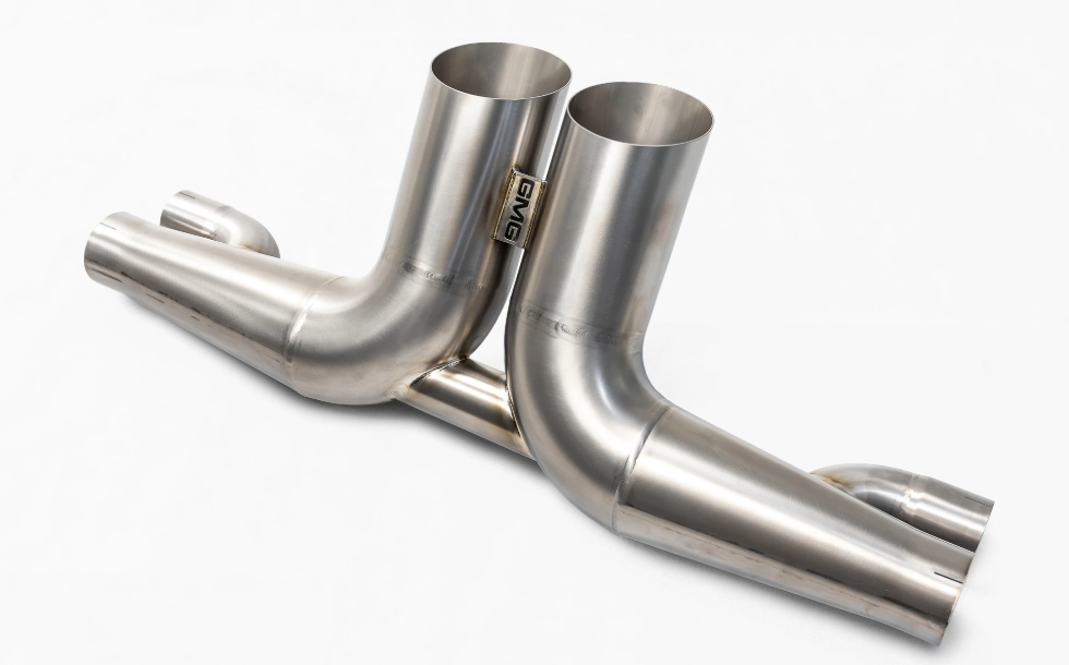 GMG Racing 991 gt3 gt3 rs gmg titanium center section exhaust - iND Distribution