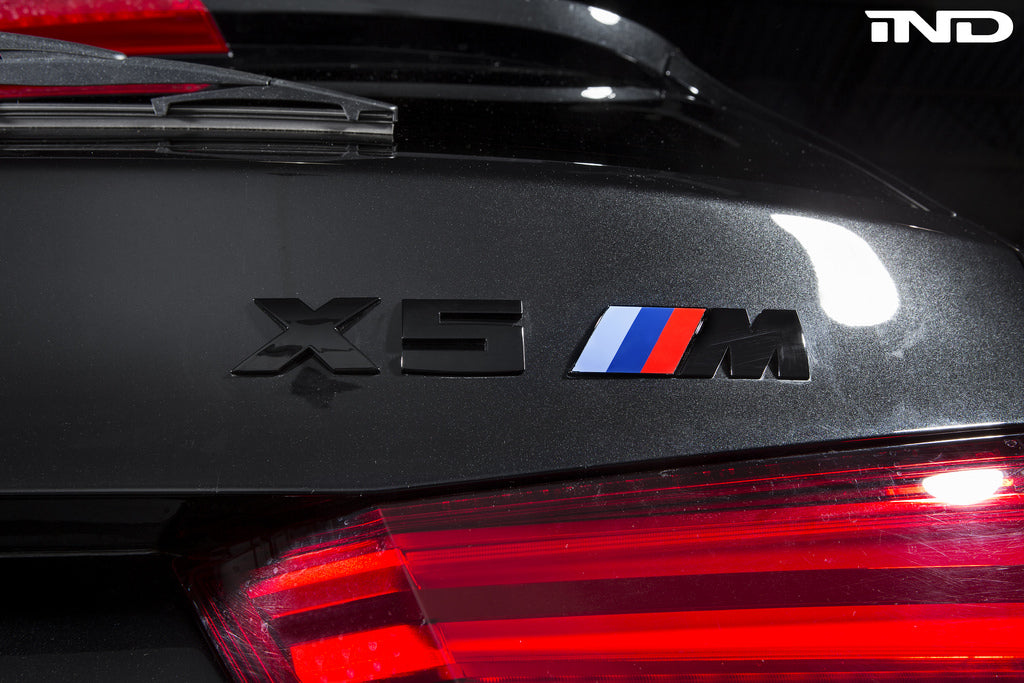 iND f85 x5m painted trunk emblem - iND Distribution