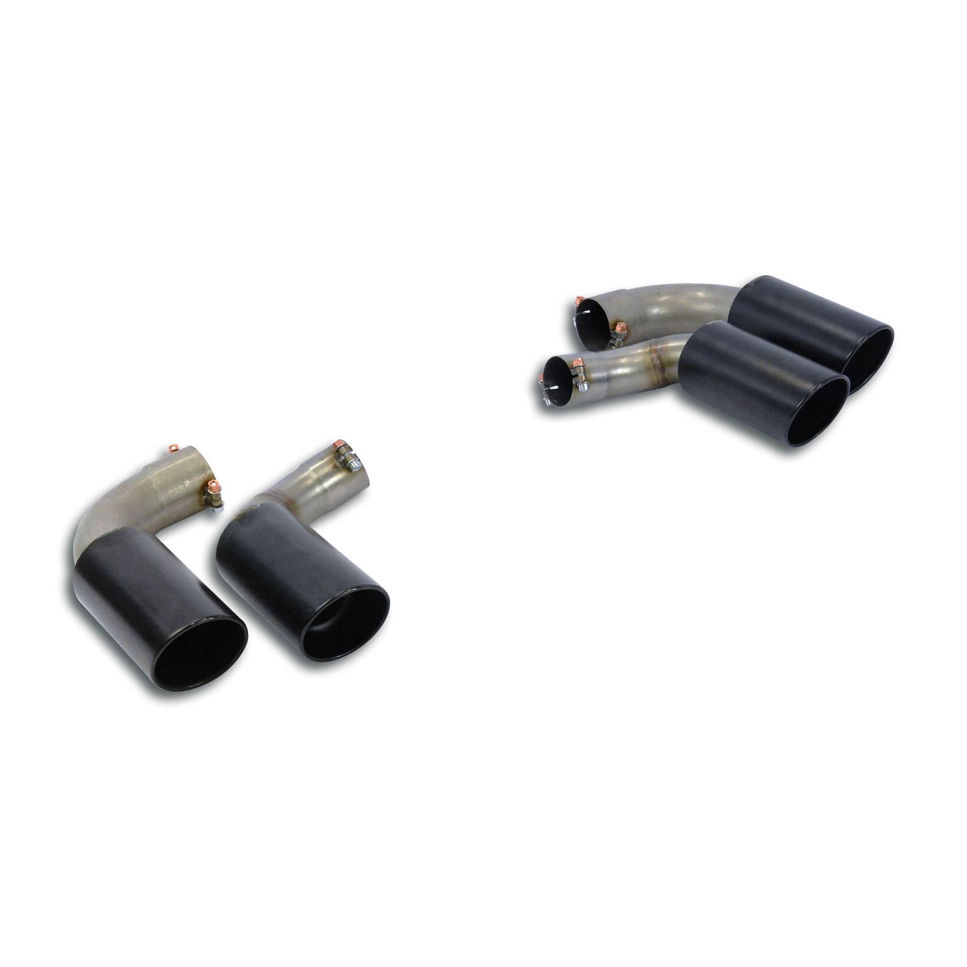 Supersprint PORSCHE CAYENNE Coupè (536 Series Facelift) Endpipe Kit Right Oo100 - Left Oo100 "Gun Metal Grey"