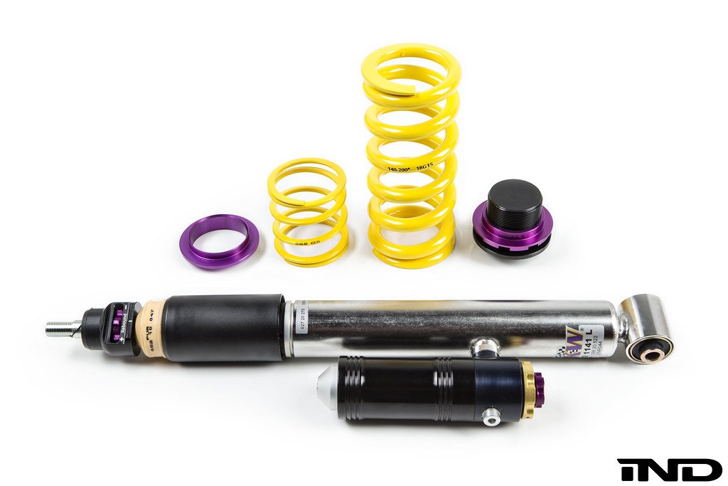 KW Suspensions F87 M2 CS Coilover Kit - 3-Way Clubsport with EDC Cancellation Kit