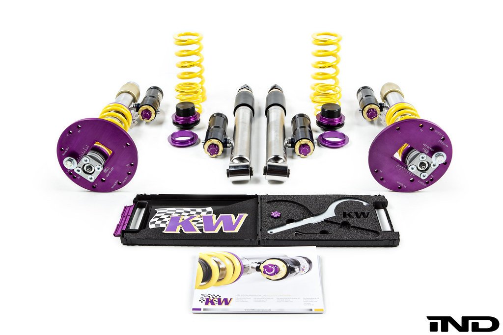 KW Suspensions F87 M2 CS Coilover Kit - 3-Way Clubsport with EDC Cancellation Kit