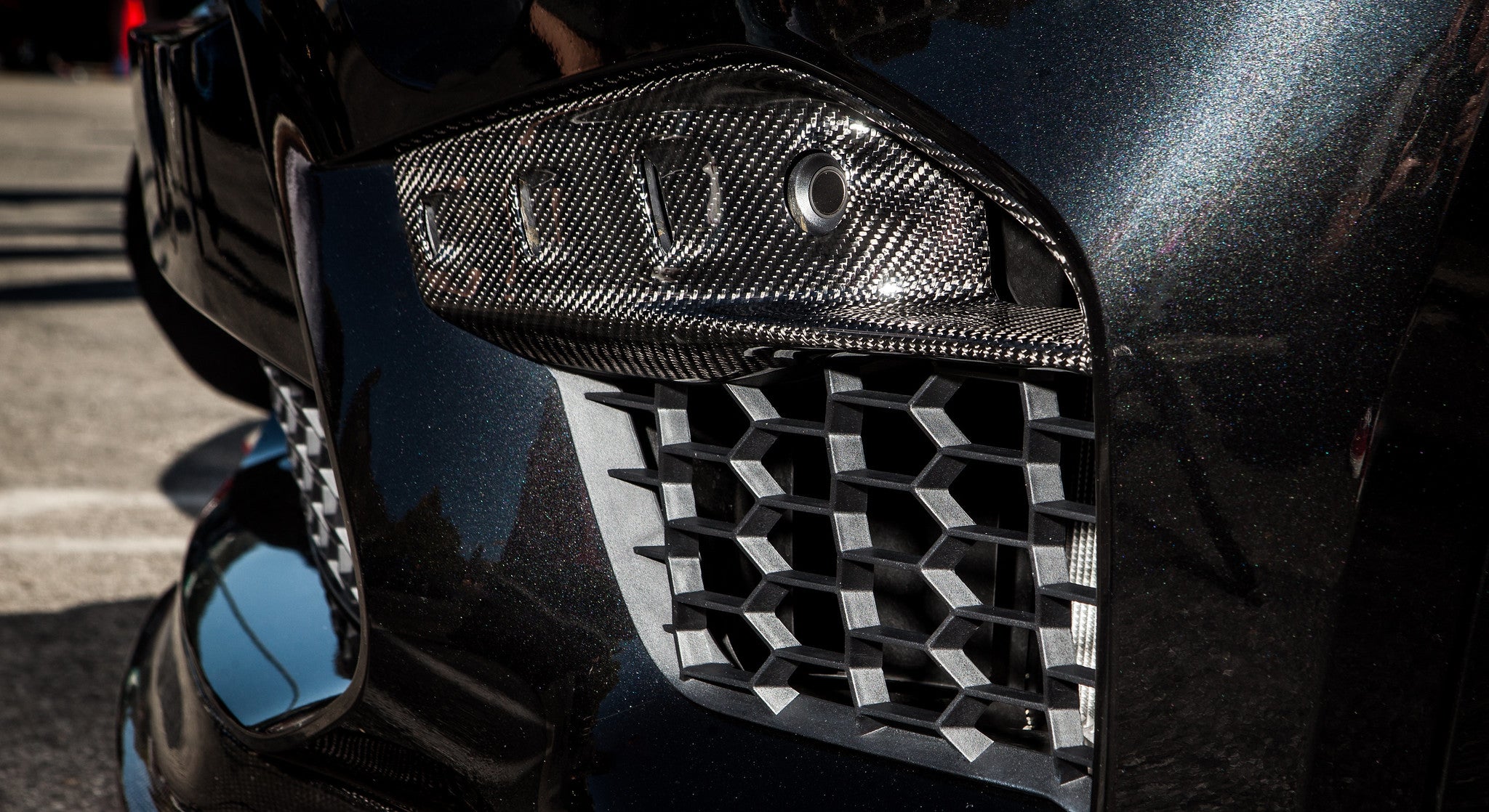 RKP f85 x5m f86 x6m carbon fiber bumper inserts - iND Distribution