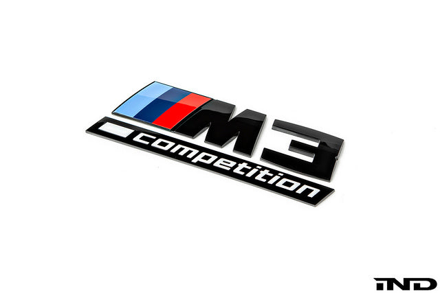 iND f80 m3 competition gloss black trunk emblem - iND Distribution