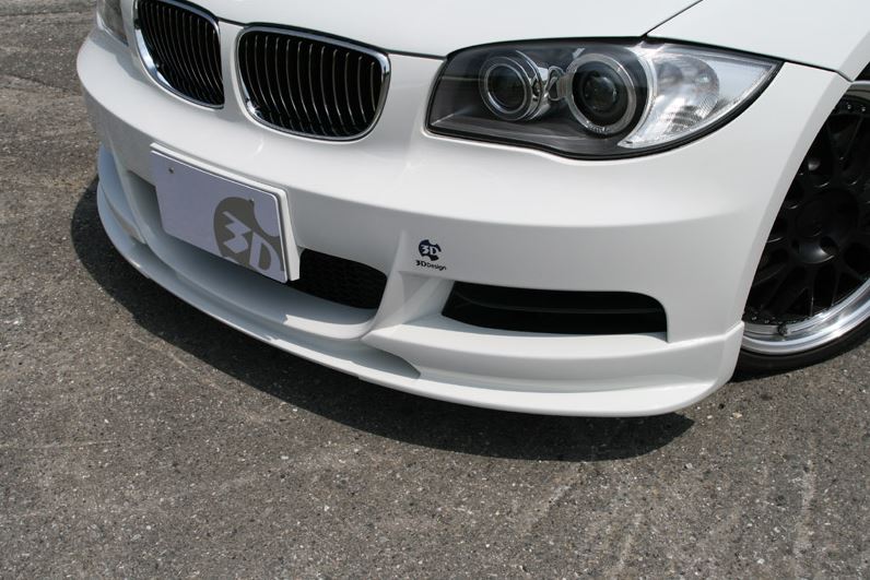 3d design e82 m sport front lip spoiler - iND Distribution