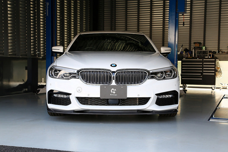 3d design g30 5 series carbon front lip spoiler - iND Distribution