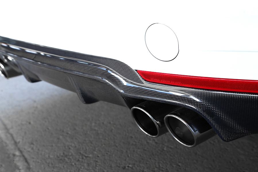 3d design f32 f36 m sport carbon fiber rear diffuser - iND Distribution