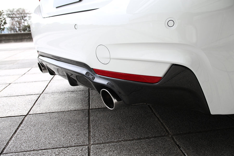 3d design f32 f36 m sport carbon fiber rear diffuser 1 - iND Distribution