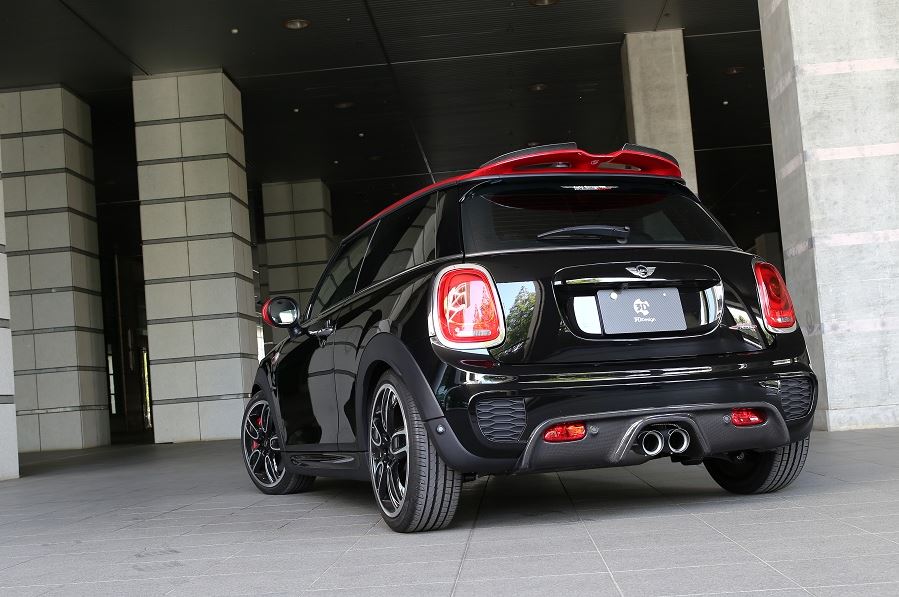 3d design mini f56 jcw carbon fiber rear diffuser w pdc - iND Distribution