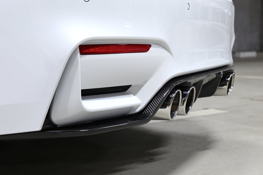 3d design f8x m3 m4 carbon fiber rear diffuser type 2 - iND Distribution