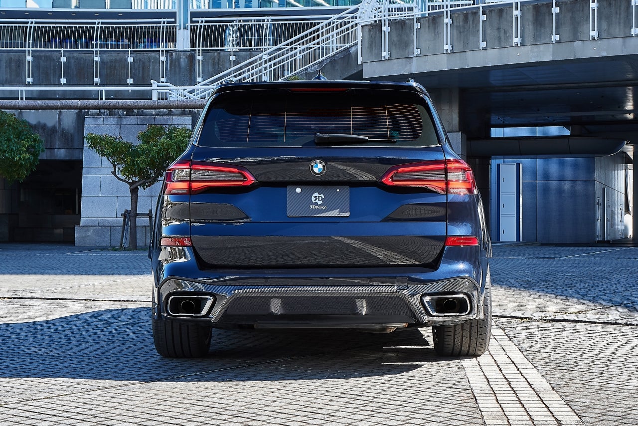 3D Design G05 X5 Pre-LCI Carbon Rear Diffuser