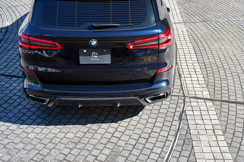 3D Design G05 X5 Pre-LCI Carbon Rear Diffuser