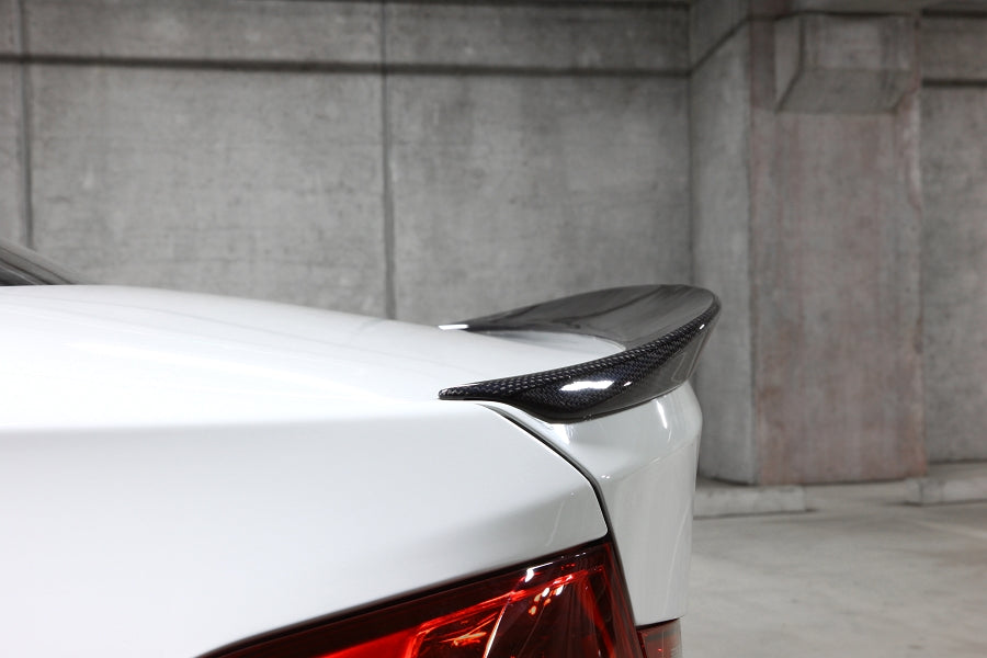 3d design f30 carbon fiber trunk spoiler - iND Distribution