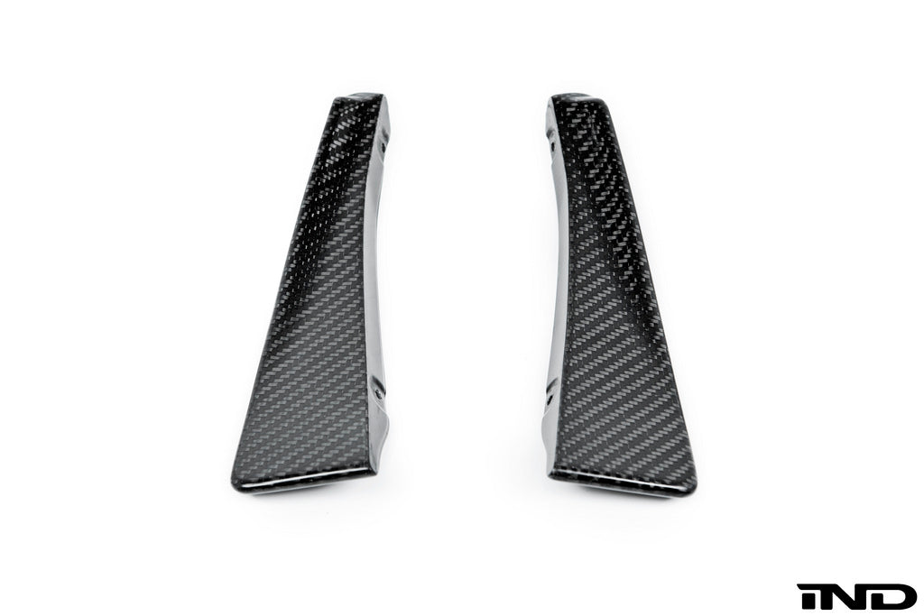 3d design f87 m2 carbon fiber bumper canards - iND Distribution