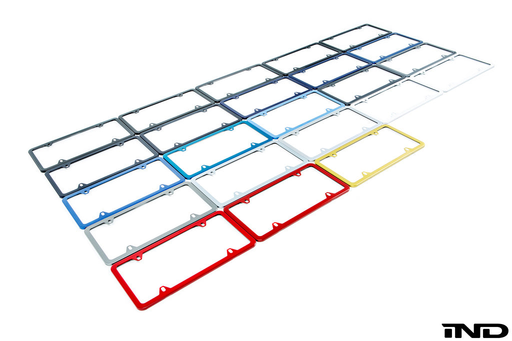 iND painted license plate frame - iND Distribution