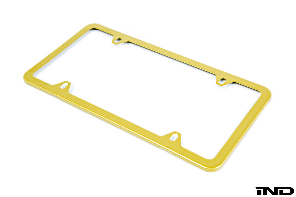 iND painted license plate frame - iND Distribution