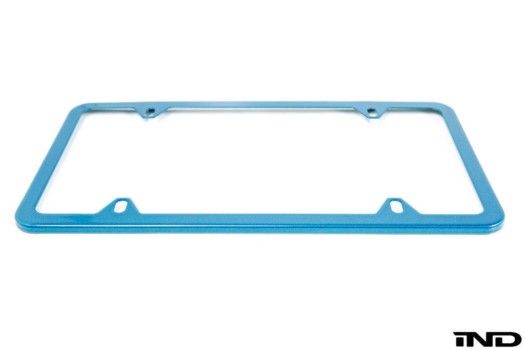iND painted license plate frame - iND Distribution