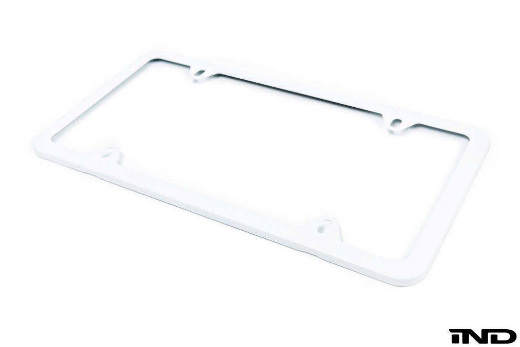 iND painted license plate frame - iND Distribution