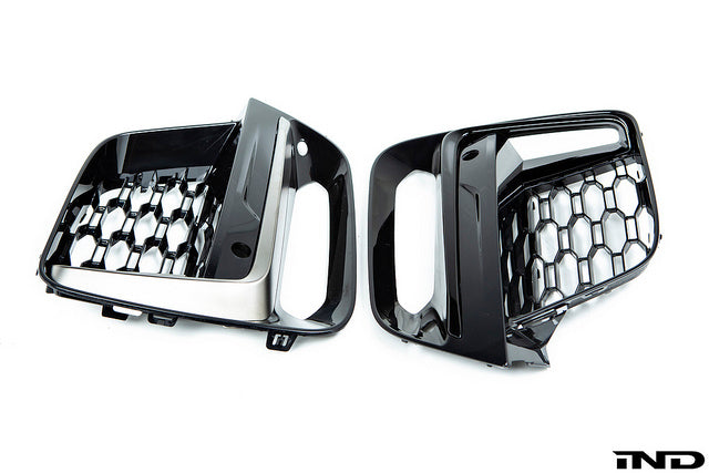iND g0x x3 x4 m40i painted front boomerang trim set - iND Distribution