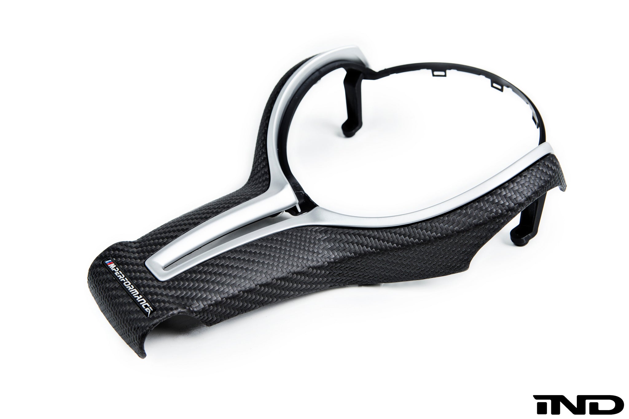 thumbnail image 2 of R44 BMW M SPORT STEERING WHEEL TRIM INSERT IN GLOSS CARBON FIBRE 2 of 14