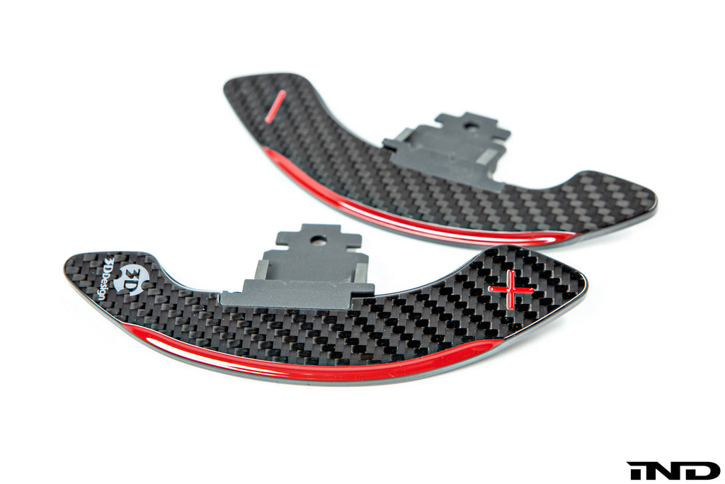 3d design f54 mini cooper clubman carbon shift paddle set - iND Distribution