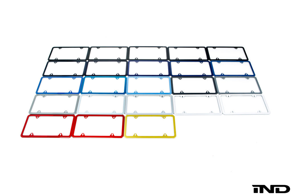 iND painted license plate frame - iND Distribution