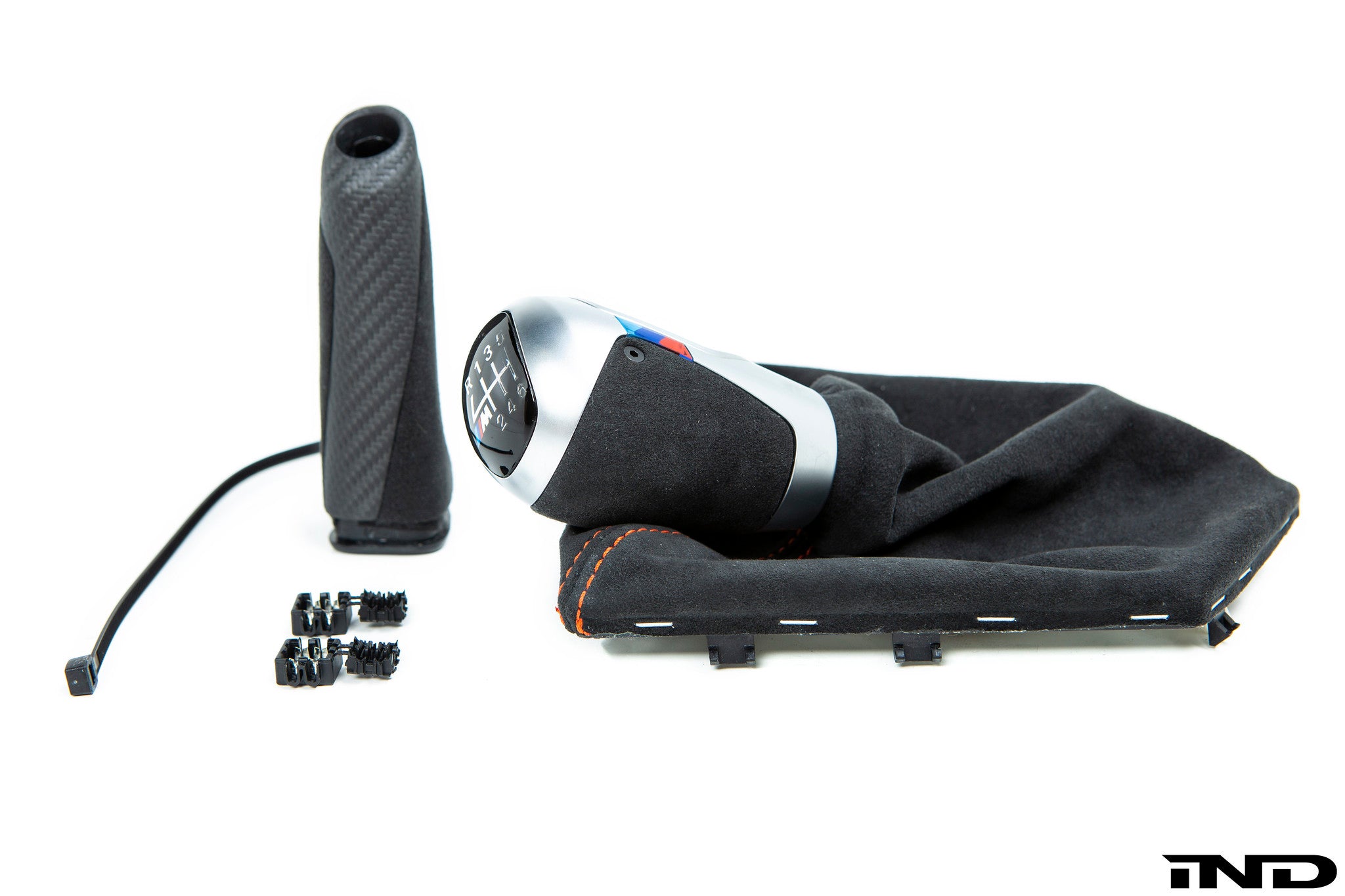BMW m Performance lci shift knob and parking brake handle package - iND Distribution
