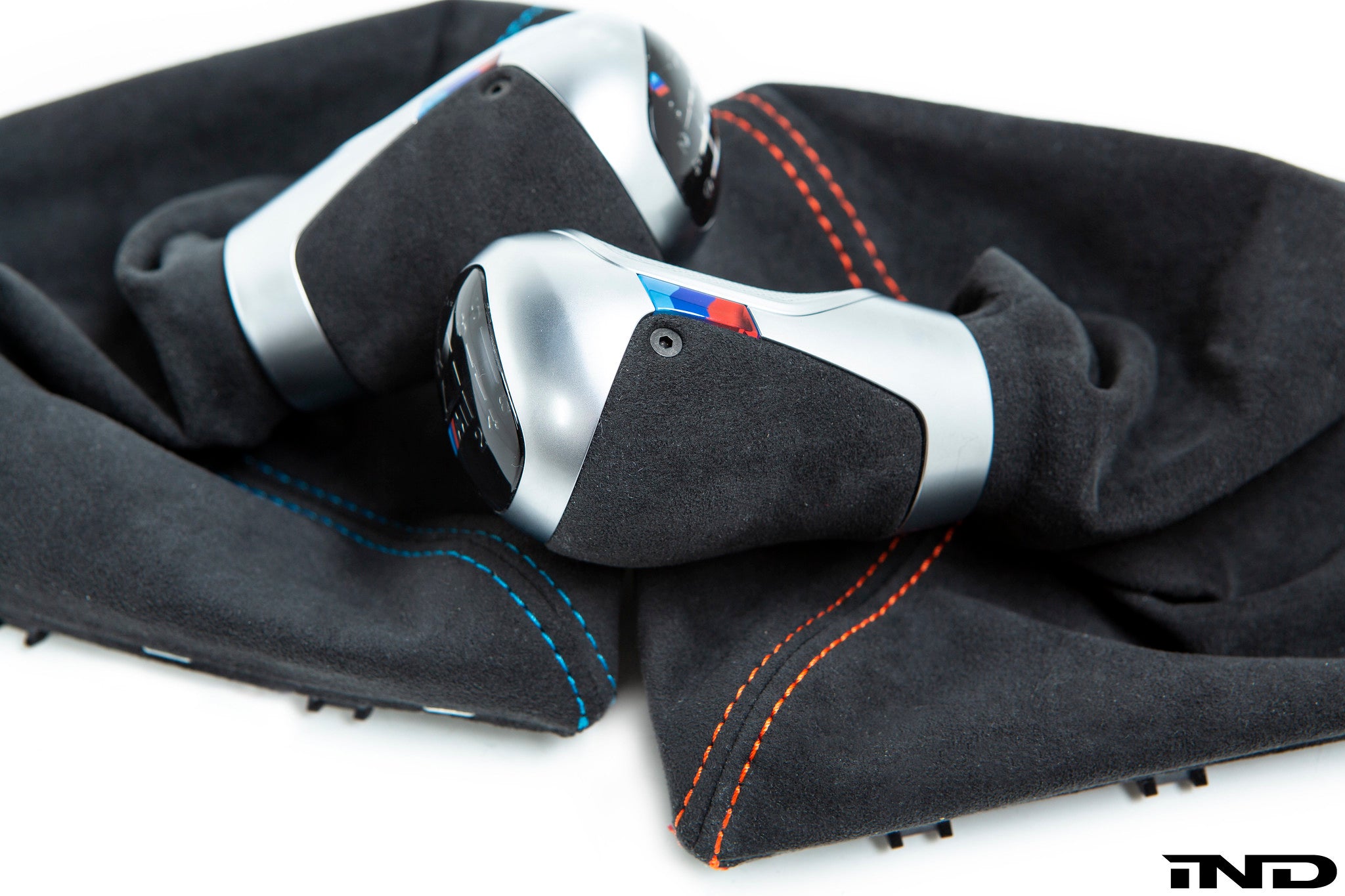 BMW m Performance lci shift knob and parking brake handle package - iND Distribution