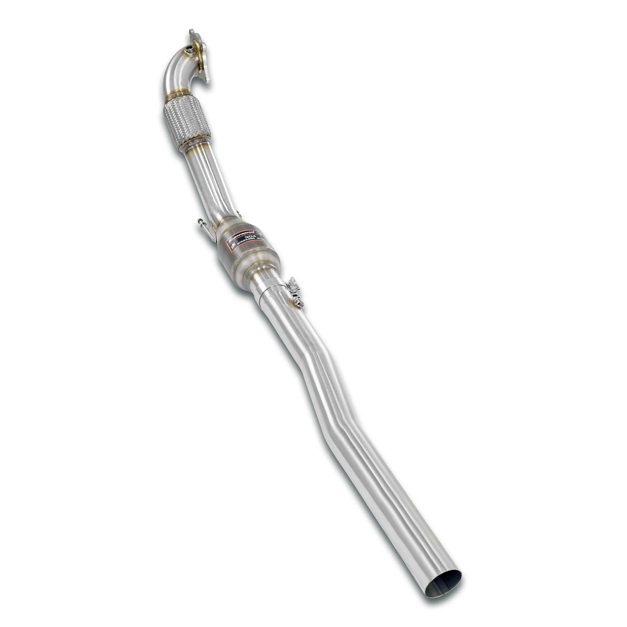 Supersprint AUDI A3 8P '03 -> Turbo Downpipe Kit With Metallic Catalytic Converter 200Cpsi Ø130Mm