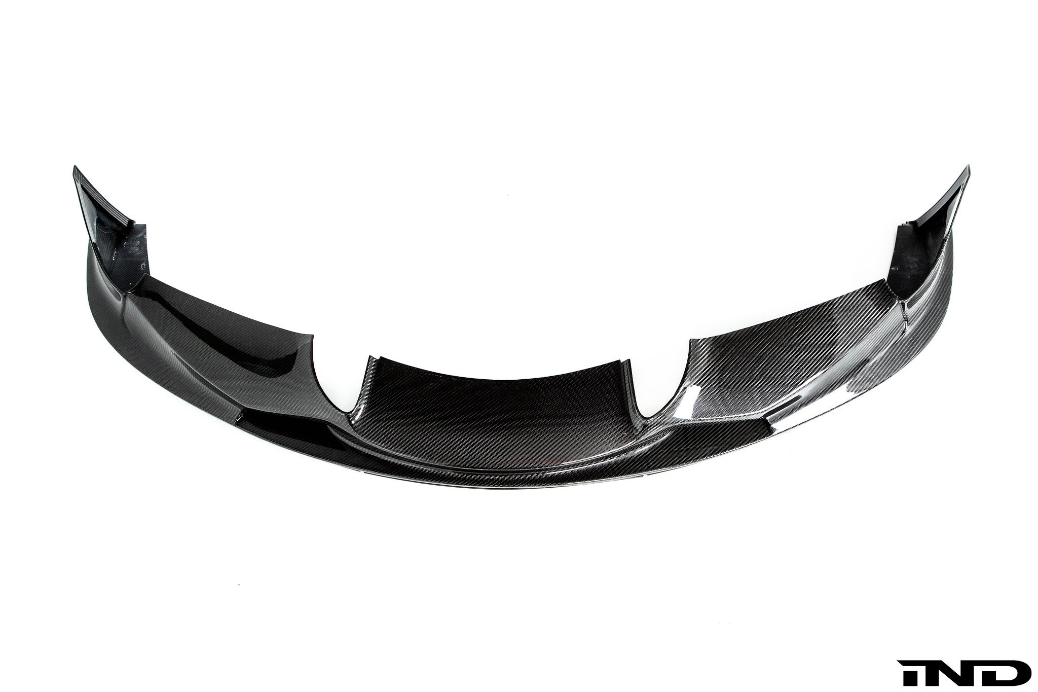 Top view of 3D Design A90 Supra Carbon Front Lip